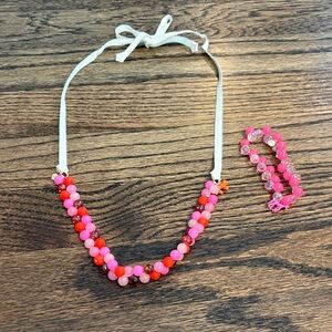 Crewcuts necklace/bracelet set with animal charms